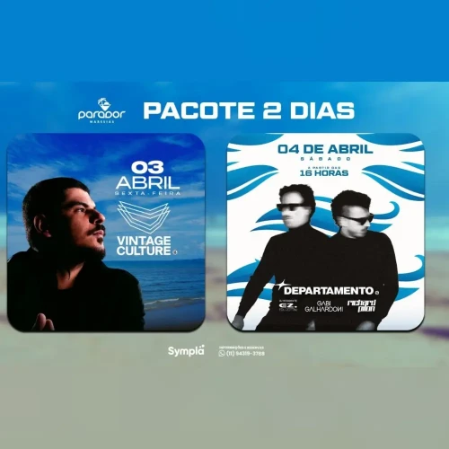 Páscoa no Parador Maresias com Vintage Culture - Ingressos com desconto